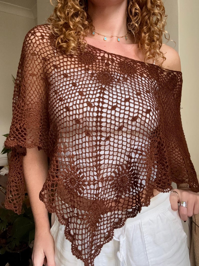 Clover poncho crochet pattern *DIGITAL PDF*